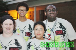 2009 - And the rest of the family went as the Ghostbusters! We were helping to pass out candy at our church.