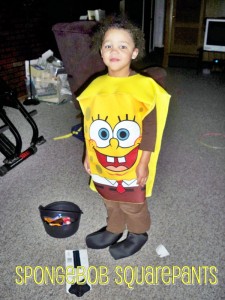 2010 - He is 5 and is Spongebob Squarepants!