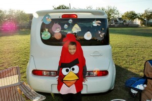 2011 - Our car decorated for Trunk Or Treat at our church! Yeah, we had a theme that year but the kids LOVED it!