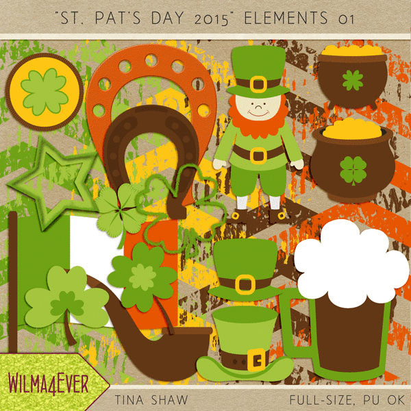 Wilma4Ever 03-2015 "St. Pat's Day 2015" Kit